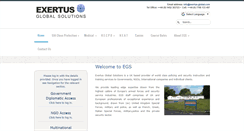 Desktop Screenshot of exertus-global.com